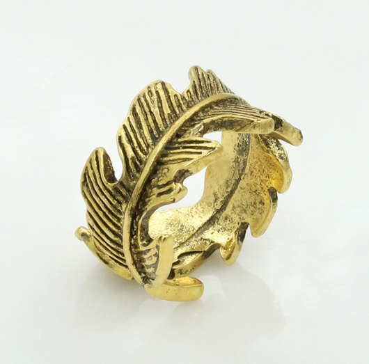 Anillo Elegante de Hoja y Flor para Mujer - Image 5
