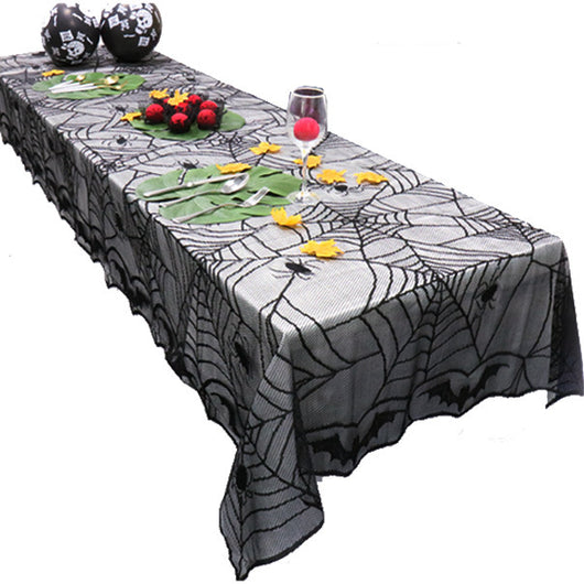 Mantel de Encaje Halloween Transparente - Image 3