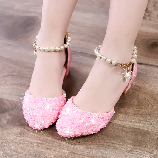 Zapatos de Cristal para Niñas - Tacones Elegantes Infantiles - Image 16