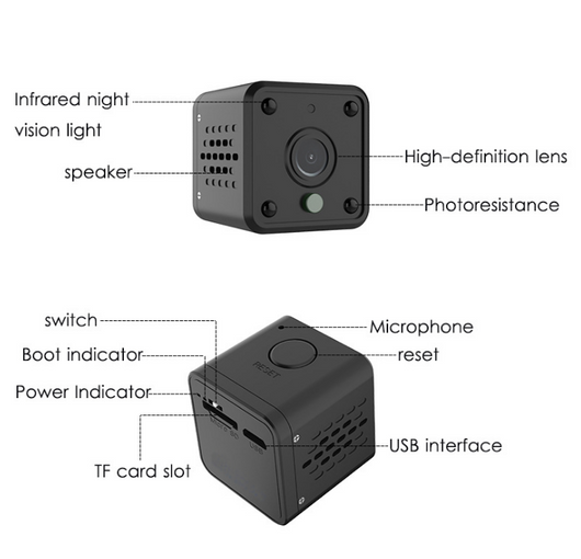 Cámara de Vigilancia Nocturna HD con Visión Infrarroja y Conexión WiFi - Image 3