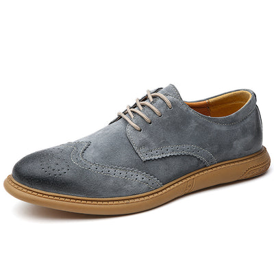 Zapatos Formales de Cuero Genuino para Hombre - Diseño Retro con Cordones - Image 5