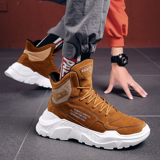 Zapatos Altos Trendy para Hombre - Estilo Otoño Invierno - Image 7