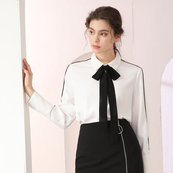 Blusa con Corbata para Mujer