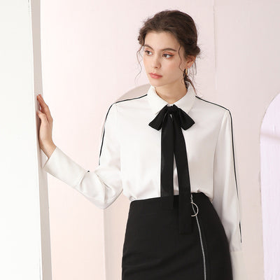 Blusa con Corbata para Mujer