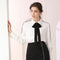 Blusa con Corbata para Mujer