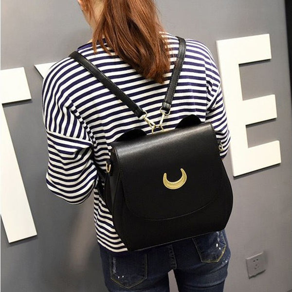 Bolso de Hombro con Orejas de Gato