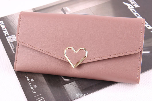 Cartera Mujer Grande Love - Diseño Simple y Elegante con Múltiples Compartimentos - Image 14