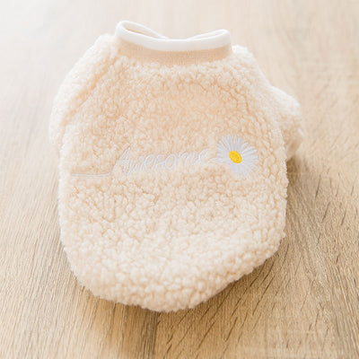 Abrigo Teddy Cálido con Bordado de Patitas para Perro - Image 15