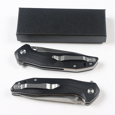 Cuchillo Plegable Táctico D2 Portátil para Autodefensa - Image 3