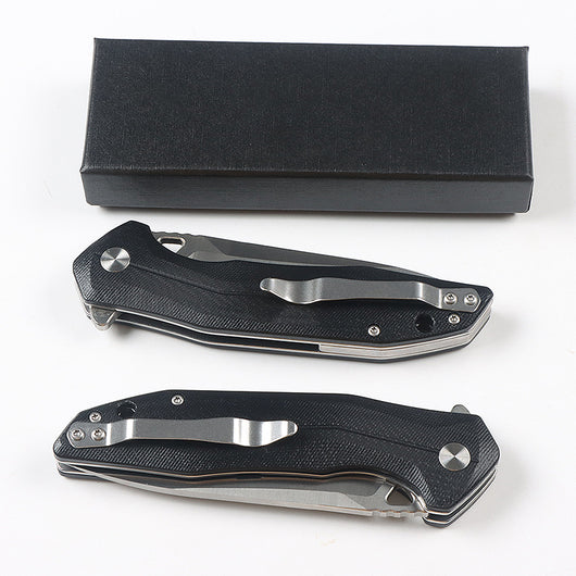 Cuchillo Plegable Táctico D2 Portátil para Autodefensa - Image 3