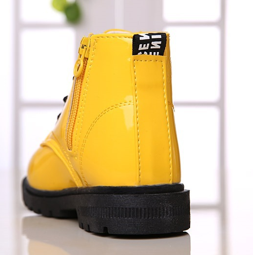 Botas de Invierno para Niños Impermeables de Cuero PU - Botas Martin para Nieve - Image 2