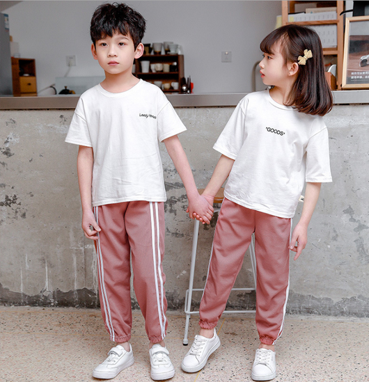 Pantalones deportivos holgados de seda de hielo para niños - Image 10