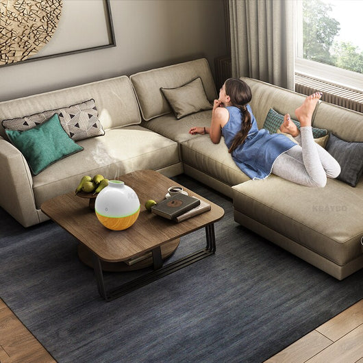 Humidificador Silencioso de Escritorio con Diseño Veta de Madera - Image 6