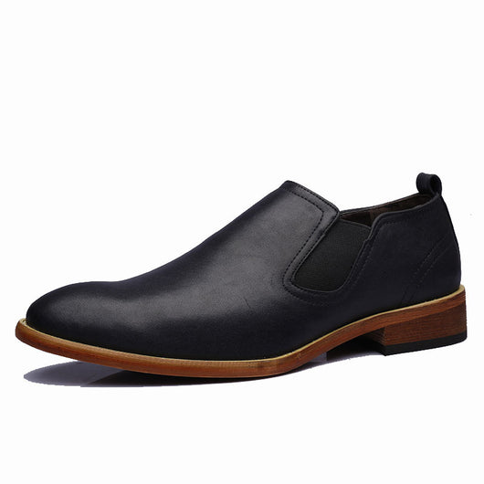 Zapatos de Cuero Británicos Transpirables para Hombre - Image 2
