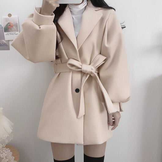 Abrigo de Lana Estilo Hepburn para Mujer - Image 10