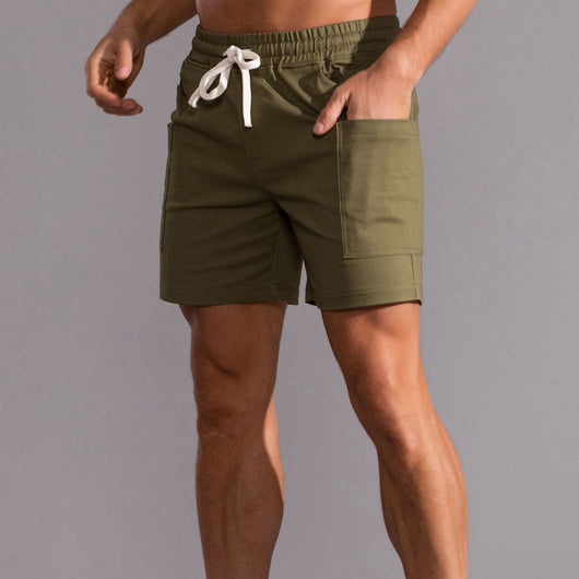Shorts Cargo Talla Grande para Hombre con Múltiples Bolsillos - Image 8