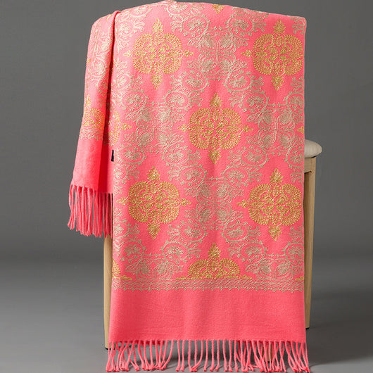 Bufanda Coreana con Bordado de Corona - Accesorio Versátil para Invierno y Primavera - Image 25
