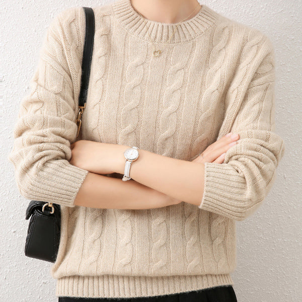 Suéter de Cachemira Holgado Oversized - Tejido Premium
