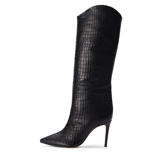 Botas Hasta la Rodilla con Tacón Stiletto para Mujer - Image 2