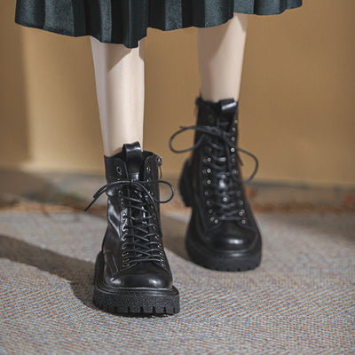 Bota Motociclista Estilo Británico Suela Gruesa Versátil - Image 15
