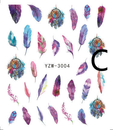 Stickers de Uñas Mariposa Negra - Diseño Elegante - Image 36