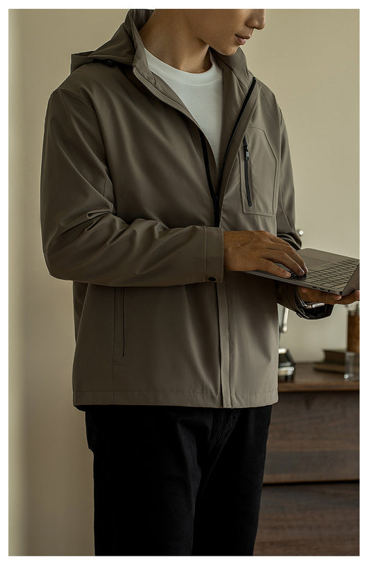 Chaqueta Impermeable Ligera para Hombre - Secado Rápido Otoño - Image 8