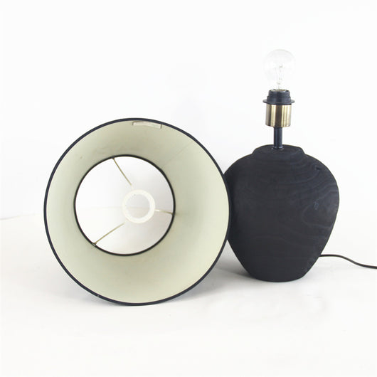 Lámpara de Mesa Artesanal de Madera | Diseño Sereno y Minimalista - Image 17