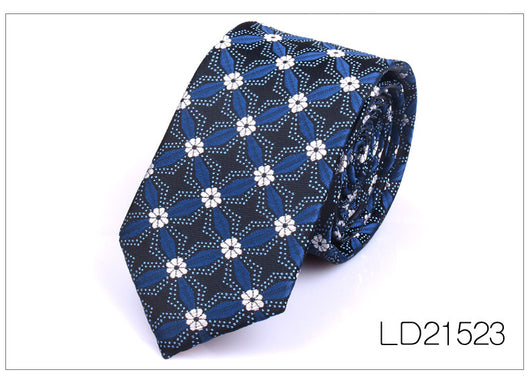 Corbata Casual Moderna con Estampado Floral - Ancho 6cm - Image 24