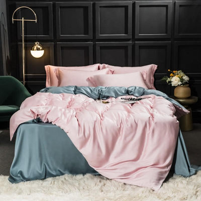 Juego de Cama Tencel Reversible de 80 Hilos - 4 Piezas - Image 8