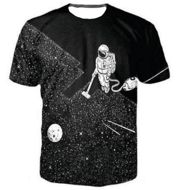 Camiseta Astronauta con Impresión 3D