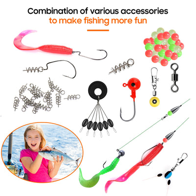 Maletín de Pesca Marina 246 Piezas - Kit Completo de Accesorios y Cebos - Image 8