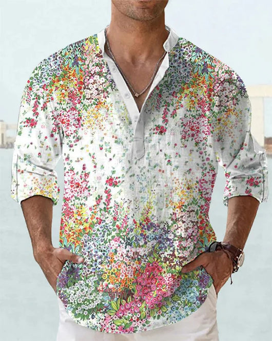 Polo Manga Larga con Impresión Digital 3D para Hombre - Image 24