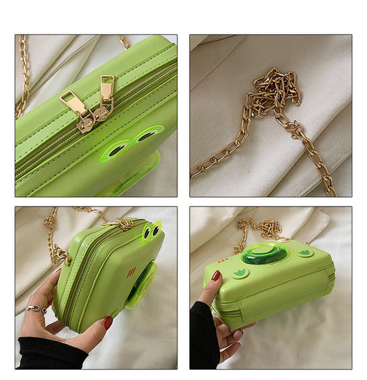 Bolso Cadena Diseño Rana Adorable - Estilo Influencer - Image 5