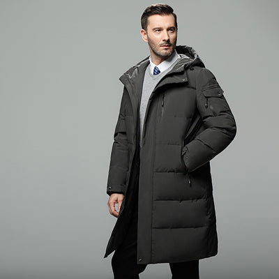Parka Larga Acolchada de Plumas para Hombre - Image 15