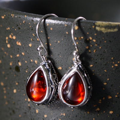 Aretes de Ágata en Forma de Gota - Diseño Elegante y Personalizado para Mujer - Image 5