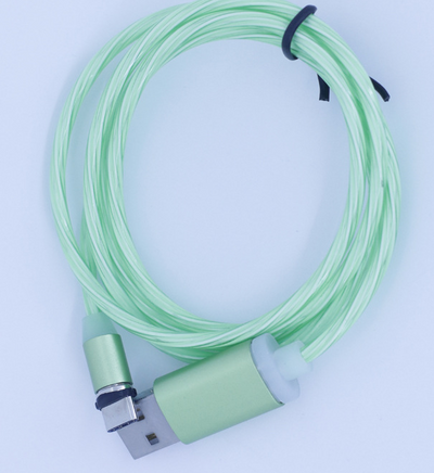 Cable de Carga Magnético USB Type-C 1m con Luz LED - Compatible iPhone, Samsung y Huawei