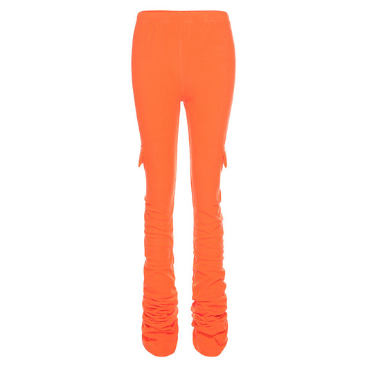 Pantalones de Pana Cintura Alta Casual Versátil para Mujer - Image 11