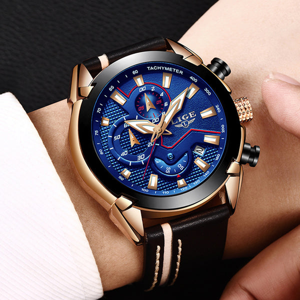 Reloj Inteligente Multifunción con Luz Nocturna para Hombre