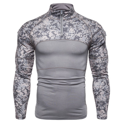 Playera de Camuflaje con Panel y Cierre - Image 7