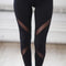 Pantalones de Yoga Mariposa con Malla Transpirable - Secado Rápido Estilo Europeo