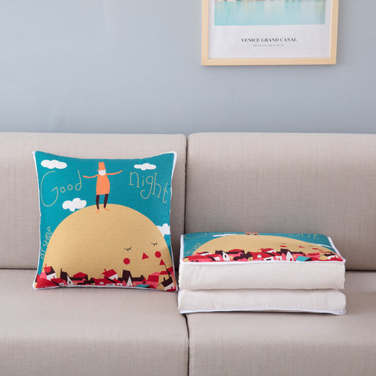 Almohada Multifuncional de Algodón y Lino 40x40 cm - Image 58