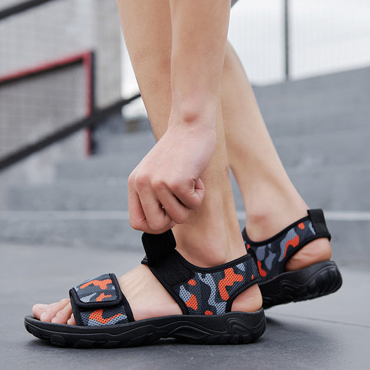 Sandalias Casuales de Verano para Hombre con Cierre de Velcro - Image 5