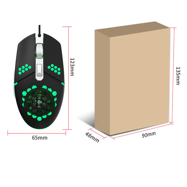 Ratón Gaming Mecánico con Ventilación de Refrigeración