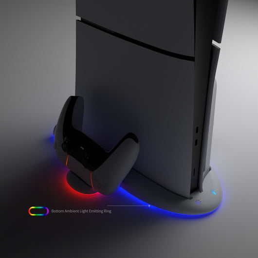 Ventilador Refrigerante Multifunción PS5 con Cargador, Soporte y Luz RGB - Image 7