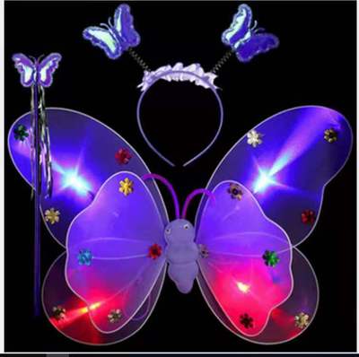 Alas de Mariposa Luminosas con Luces LED para Niños - Image 6