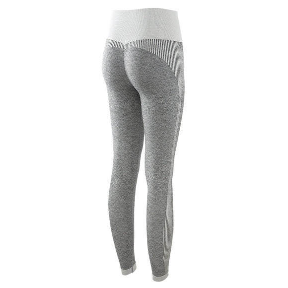Pantalones yoga de cintura alta sin costuras