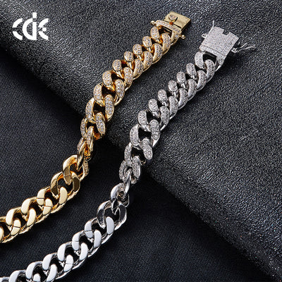 Pulsera Cubana para Hombre | Joyería Estilo Hip Hop de Acero - Image 6