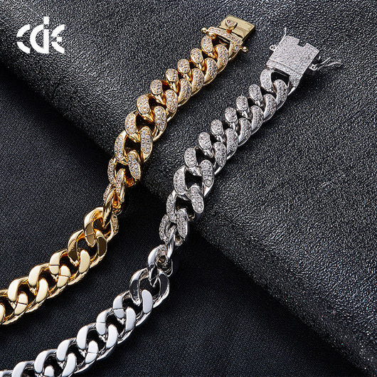 Pulsera Cubana para Hombre | Joyería Estilo Hip Hop de Acero - Image 6