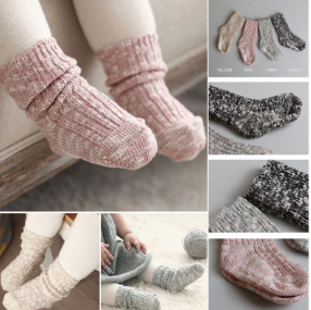Calcetines Antideslizantes de Algodón para Bebés y Niños Pequeños - Colores Vibrantes