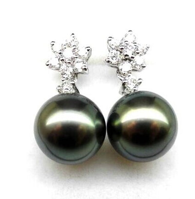 Aretes de Perla Negra